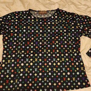 Louis Vuitton Vintage Monogram Long Sleeve Shirt XXL